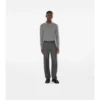 Long-Sleeve Wool Polo Shirt