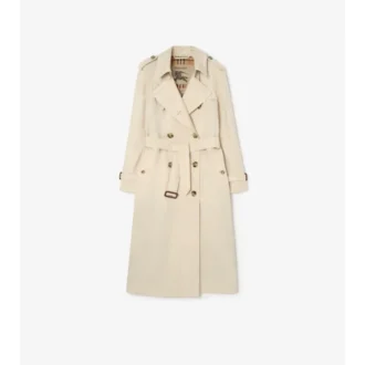 Long Tropical Gabardine Waterloo Trench Coat