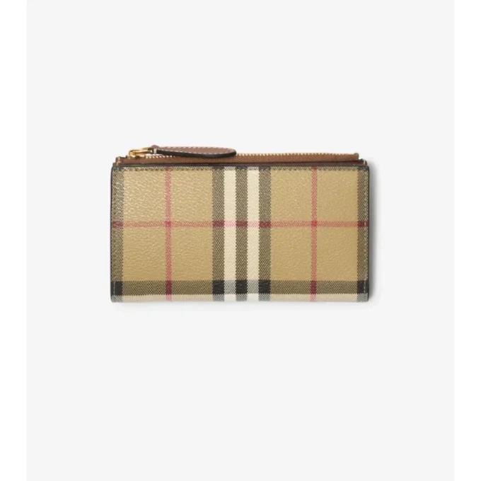 Medium Check Bifold Wallet