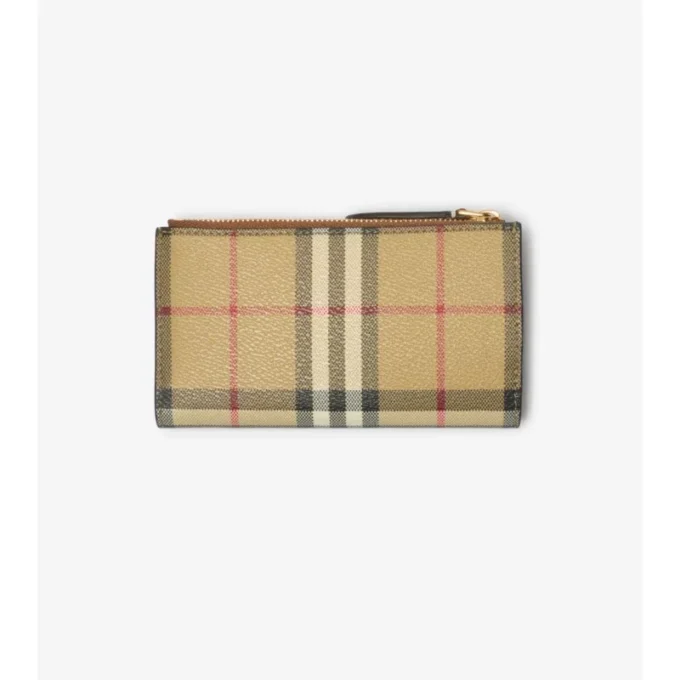 Medium Check Bifold Wallet