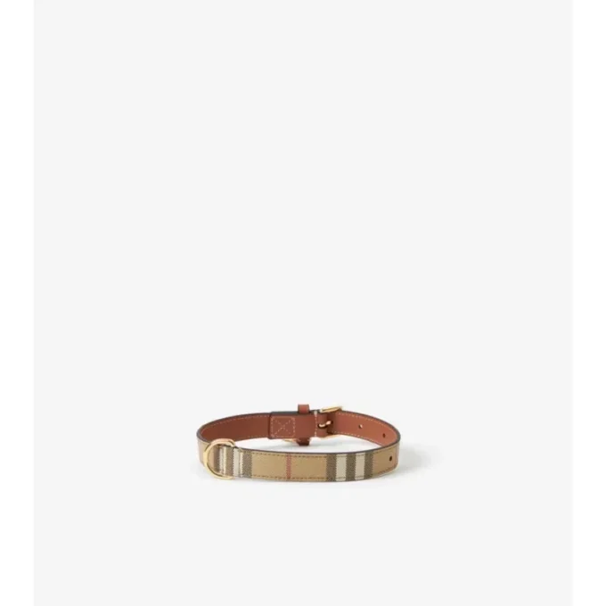 Medium Check Dog Collar