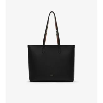 Medium Check-Lined Tote