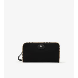 Medium Check Trim Travel Pouch
