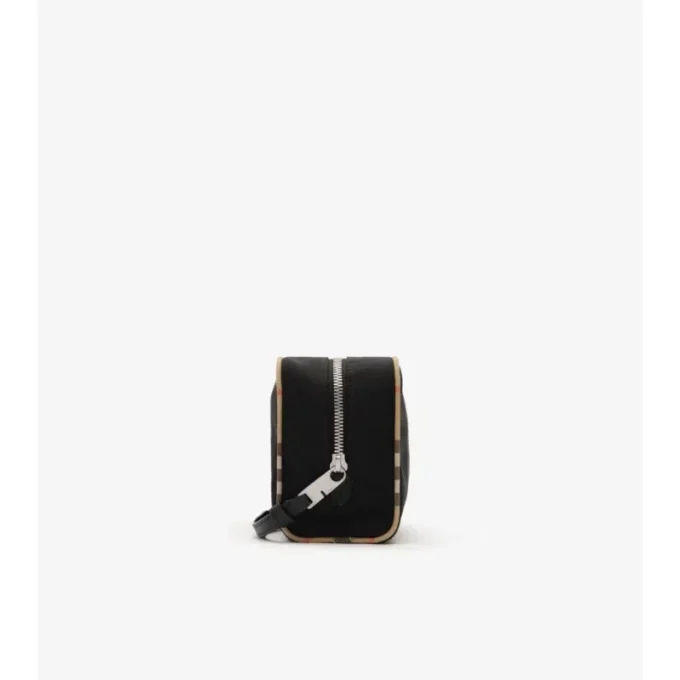 Medium Check Trim Travel Pouch