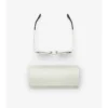Metal Check Aviator Sunglasses