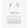 Metal Check Oval Sunglasses