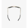 Metal Logo Square Sunglasses