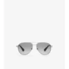 Metal Shield Aviator Sunglasses 