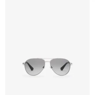 Metal Shield Aviator Sunglasses 