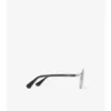 Metal Shield Aviator Sunglasses 