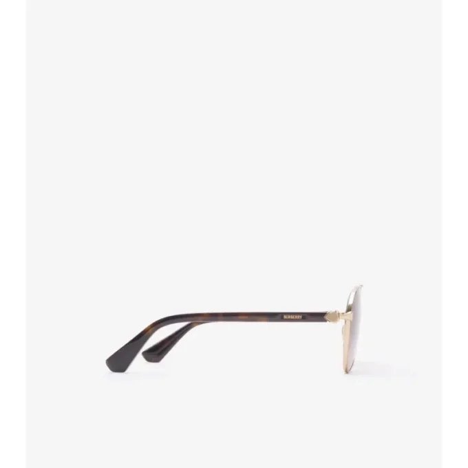 Metal Shield Aviator Sunglasses 