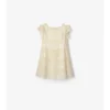 Metallic Check Silk Dress