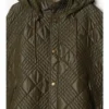 Micro Check-Stitch Nylon Blend Cape