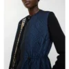 Micro Check-Stitch Nylon Blend Gilet