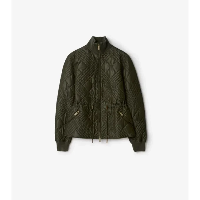Micro Check-Stitch Nylon Wakerley Jacket