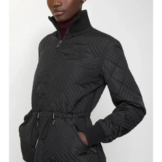 Micro Check-Stitch Nylon Wakerley Jacket