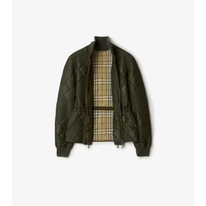 Micro Check-Stitch Nylon Wakerley Jacket