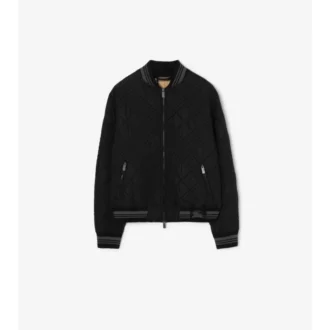 Micro Check-Stitch Rakewood Bomber Jacket