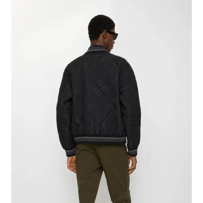 Micro Check-Stitch Rakewood Bomber Jacket