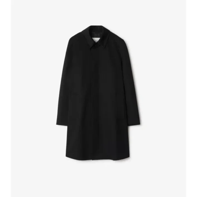 Mid-Length Cashmere Car Coat