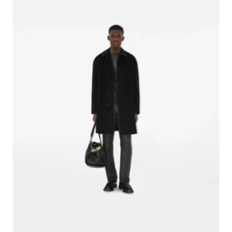 Mid-Length Cashmere Car Coat