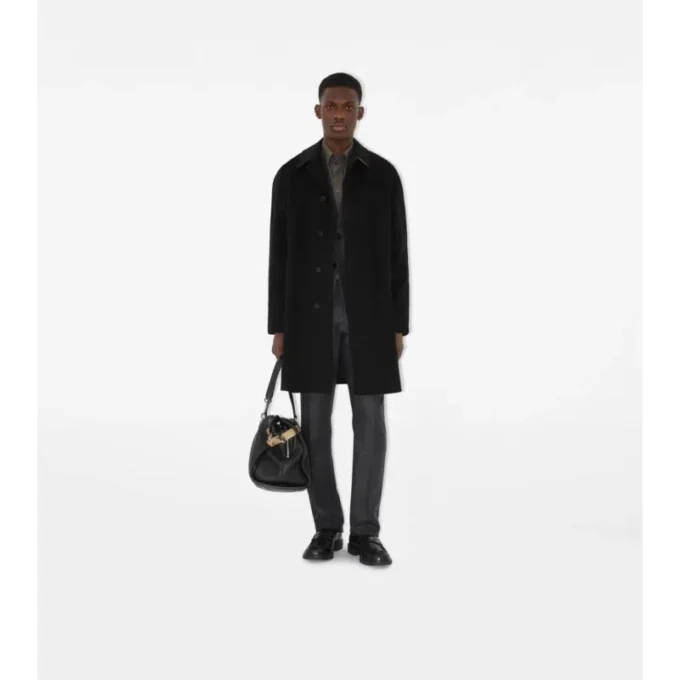 Mid-Length Cashmere Car Coat