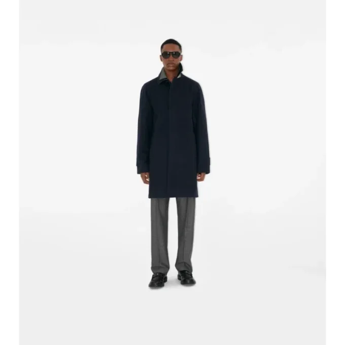 Mid-Length Cashmere Car Coat
