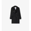 Mid-Length Cashmere Trench Coat