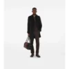 Mid-Length Cashmere Trench Coat