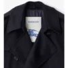Mid-Length Cashmere Trench Coat