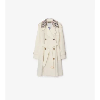 Mid-Length Check Collar Castleford Trench Coat