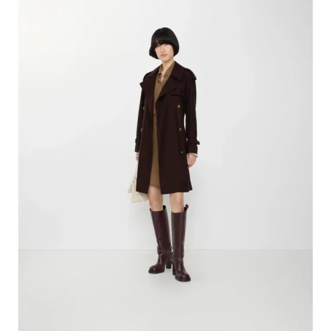 Mid-Length Gabardine Castleford Trench Coat