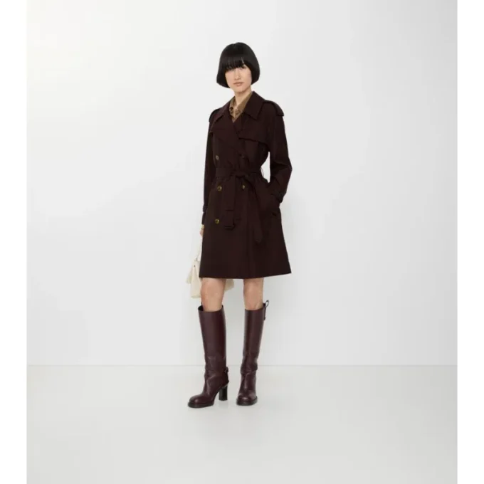 Mid-Length Gabardine Castleford Trench Coat