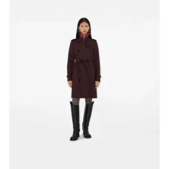 Mid-Length Gabardine Kensington Trench Coat