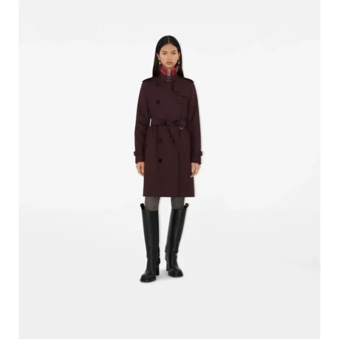 Mid-Length Gabardine Kensington Trench Coat