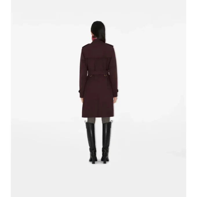Mid-Length Gabardine Kensington Trench Coat