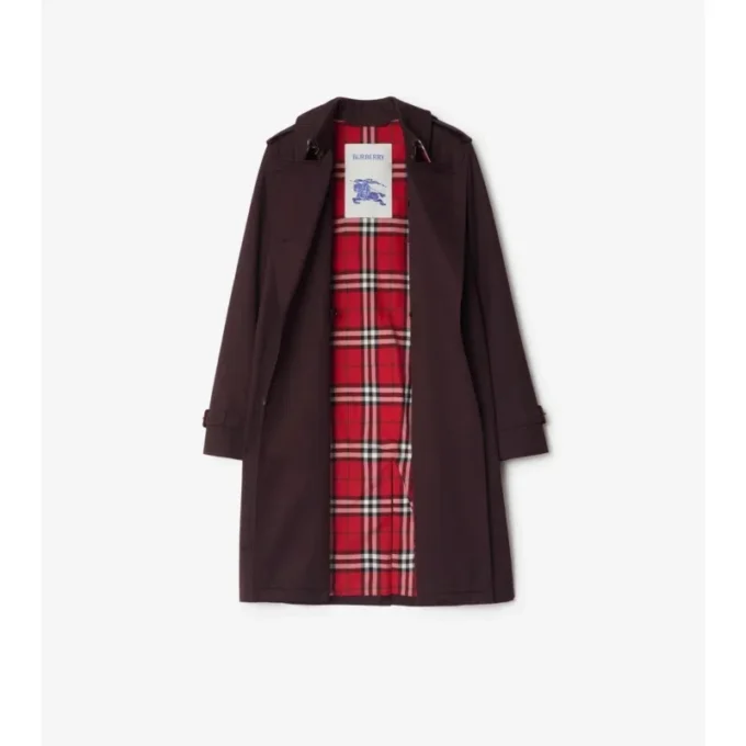 Mid-Length Gabardine Kensington Trench Coat
