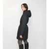 Mid-Length Hooded Nylon Coat