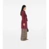 Mid-Length Leather Kensington Trench Coat