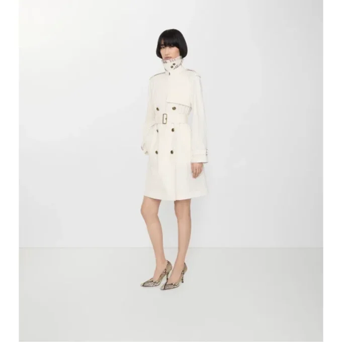 Mid-Length Lightweight Cotton Belgravia Trench Coat 