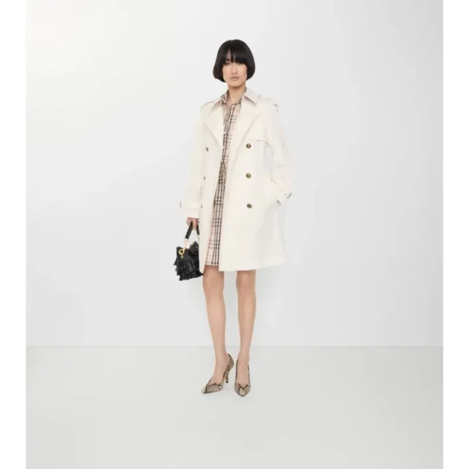 Mid-Length Lightweight Cotton Belgravia Trench Coat 
