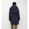 Mid-Length Nylon Hooded Puffer Coat