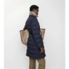 Mid-Length Nylon Hooded Puffer Coat