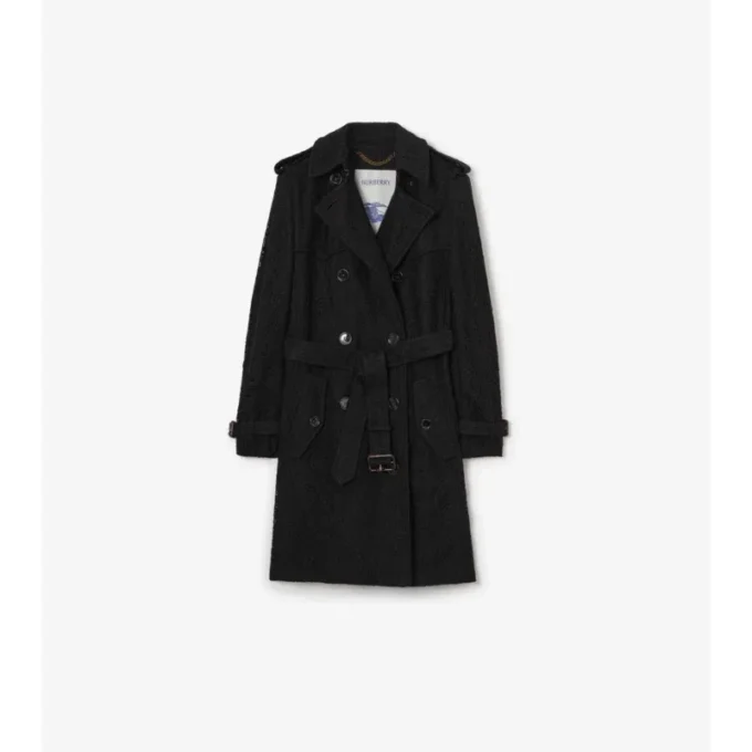 Mid-Length Paisley Lace Foxfield Trench Coat