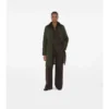 Mid-Length Quilted Nylon Car Coat