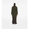 Mid-Length Quilted Nylon Car Coat