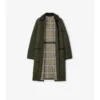 Mid-Length Quilted Nylon Car Coat