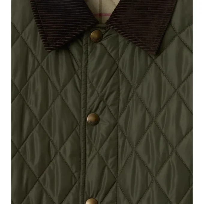 Mid-Length Quilted Nylon Car Coat