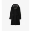 Mid-Length Reversible Wool Car Coat