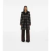 Mid-Length Reversible Wool Car Coat